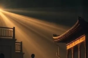 《玻璃钟摆》剧集封面，心理咨询室里的落地摆钟